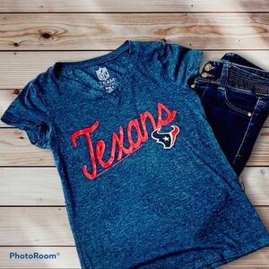 Texans Kids V-Neck Short Sleeve Top